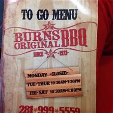 Burns Original Bbq